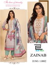 Zainab Vol 10 By Blue Hills Poly Muslin Kurti With Bottom Dupatta Wholesalers In Surat